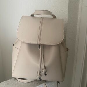 Zara Elegant Cream Backpack